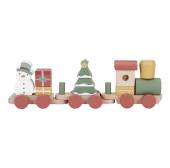 Stacking Train ´Christmas´ FSC – Limited Edition Ziemassvētku koka vilciens