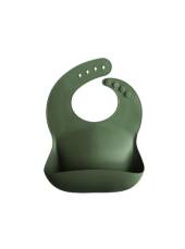 Mushie Silicone Bib silikona priekšautiņš Forest Green