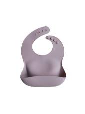 Mushie Silicone Bib silikona priekšautiņš Pale Mauve