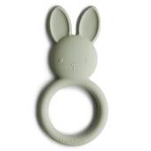 Mushie Teether Bunny Sage silikona zobgrauznis Zaķis