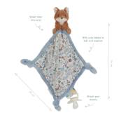 Little Dutch Cuddle cloth print Fox Forest Friends miega mīļlupatiņa