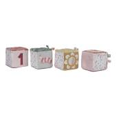 Little Dutch Set of soft cubes ´Flowers & Butterflies´ mīksto kubu komplekts